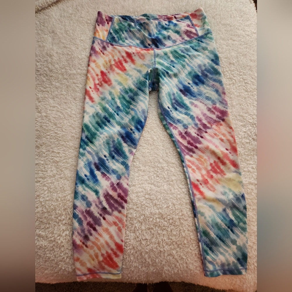 Athleta Love Proudly 7/8 length leggings, size L